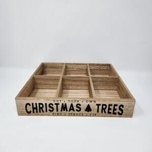 Target Brown Christmas Tree Display Tray